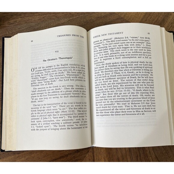 Word Studies in the Greek New Testament Volume III Wuest Eerdmans Hardcover 1975 - Picture 10 of 10